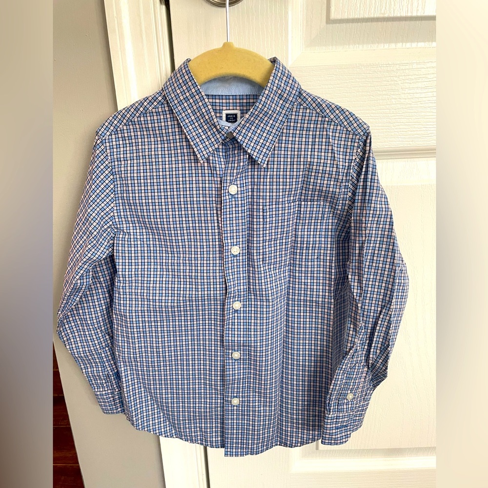 Boys size 4 Janie and Jack button up shirt